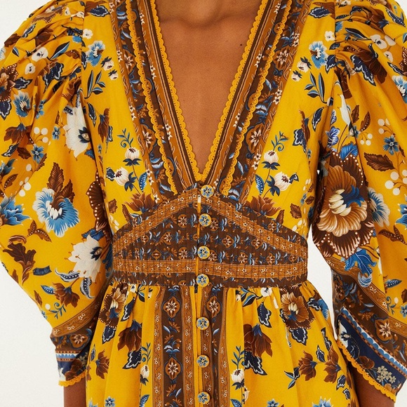 Farm Rio: Yellow Flowering Garden Tree Mini
Dress - Picture 5 of 13